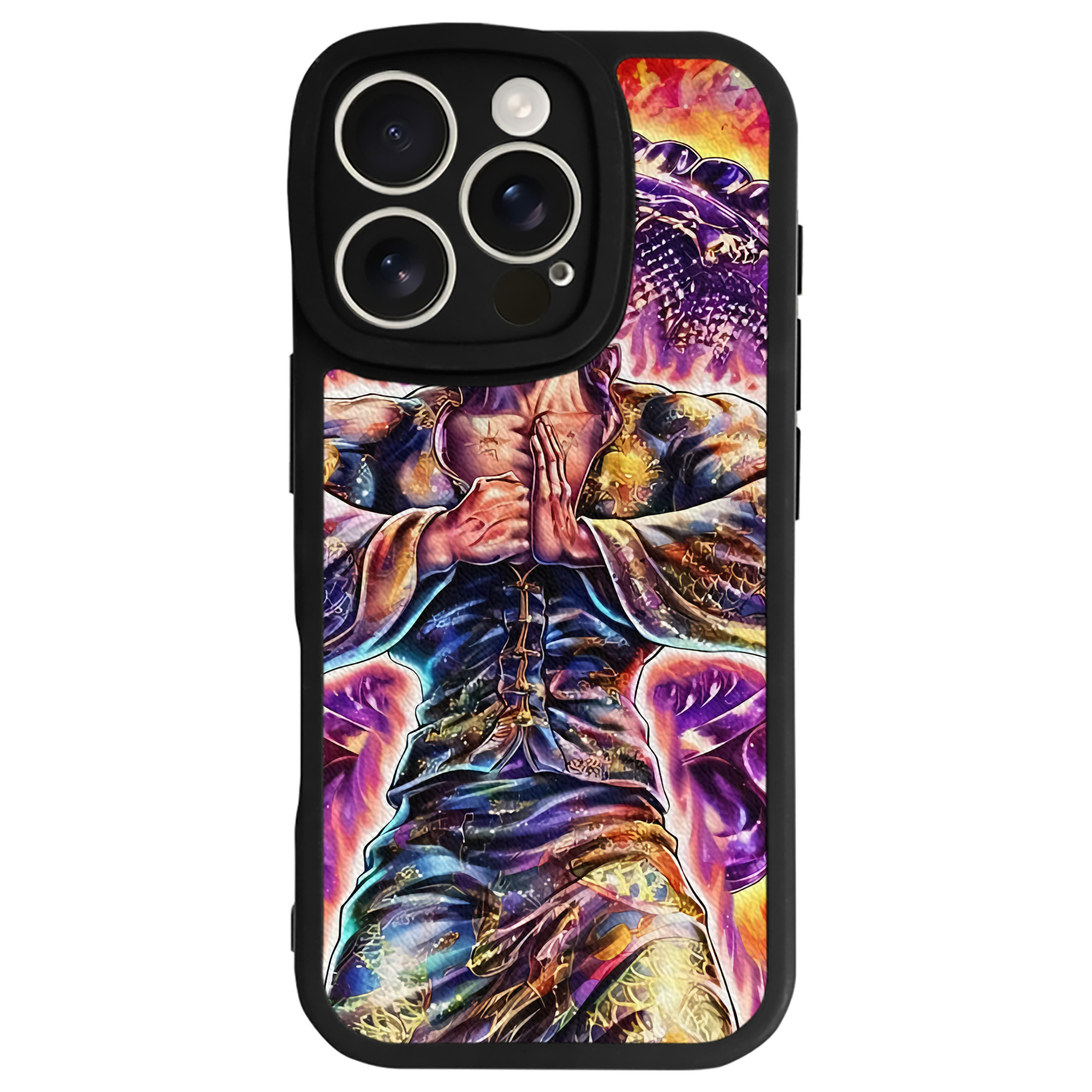 （画像用） 北斗の拳 Fist of the North Star 【iPhone 16シリーズ対応】シリコンスマホケース（レザー調） 材質：シリコン